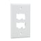 Panduit FACEPLATE 4PT CLASSIC WHITE. CFP4WH - alternate 1